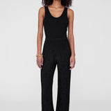 Anine Bing Aden Pant in Black