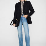 Anine Bing Avi Tee in Washed Python