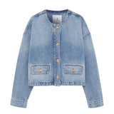 Anine Bing Blanche Jacket in Caspian Blue