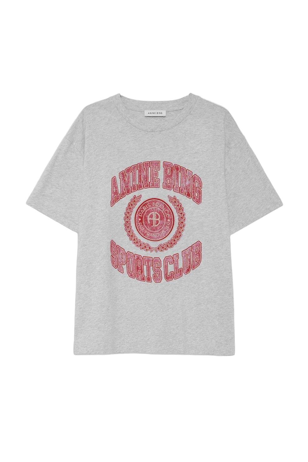 Anine Bing Cade Tee Collegiate in Grey