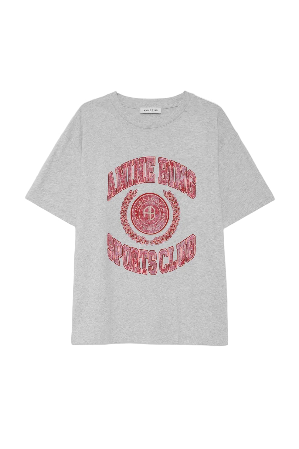 Anine Bing Cade Tee Collegiate in Grey