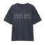 Anine Bing Cade Tee Sport Club in Washed Black