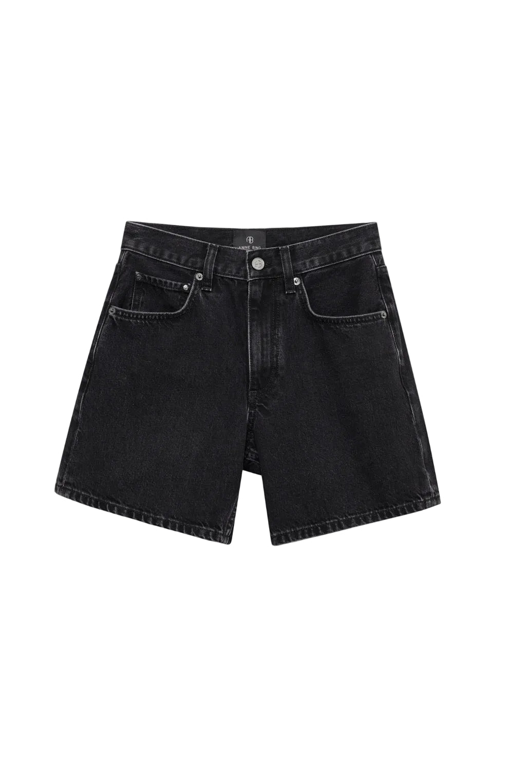 Anine Bing Delaney Short in Vintage Black