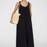 Anine Bing Flora Dress in Black - side view