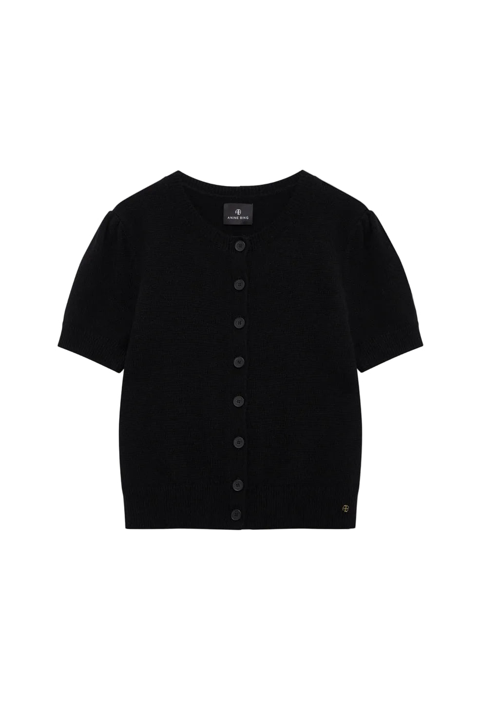 Anine Bing Gracie Cardigan in Black