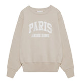 Anine Bing Harry Shrunken Sweatshirt Paris in Beige