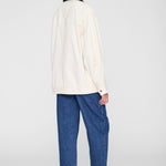 Anine Bing Holden Jacket in Cream - styled look