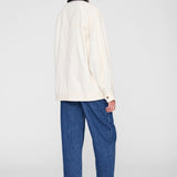 Anine Bing Holden Jacket in Cream - styled look