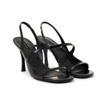 Anine Bing Iva Sandal in Smooth Black