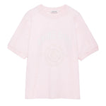 Anine Bing Jaylin Tee Collegiate in Powder Pink