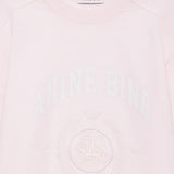 Anine Bing Jaylin Tee Collegiate in Powder Pink - outfit inspiration