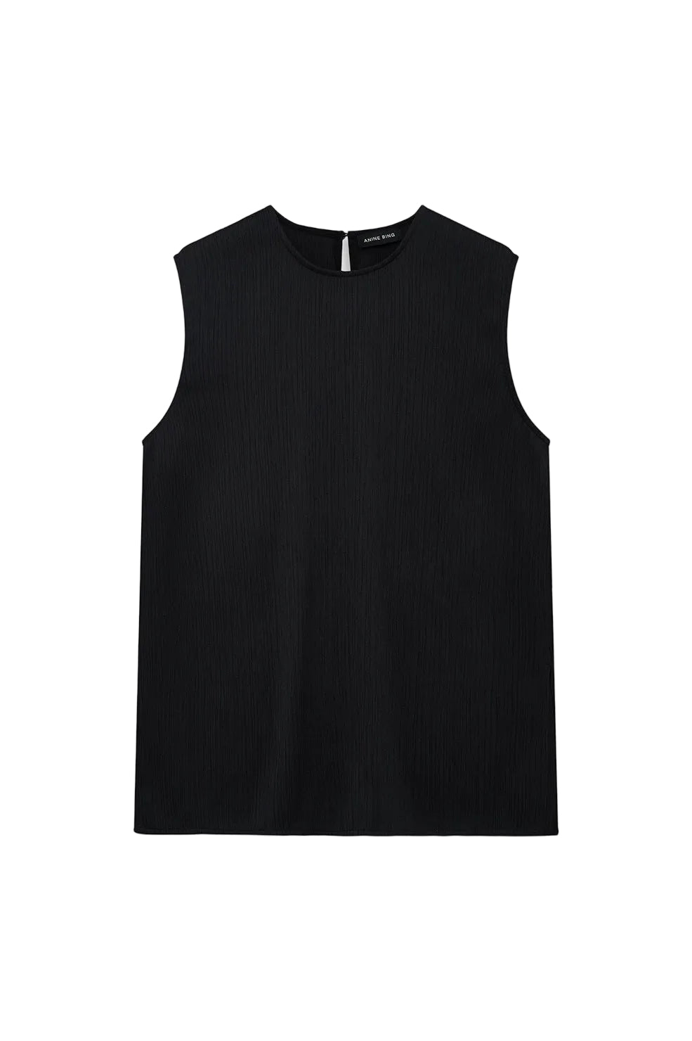 Anine Bing Malia Top in Black