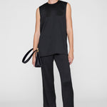 Anine Bing Malia Top in Black - side view