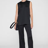Anine Bing Malia Top in Black - side view