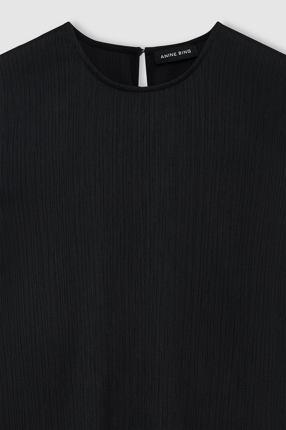 Anine Bing Malia Top in Black - styled look