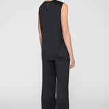 Anine Bing Malia Top in Black - detail view