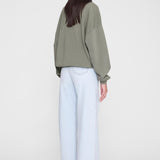 Anine Bing Miles Sweatshirt Letterman in Sage