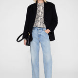 Anine Bing Miles Sweatshirt in Washed Python