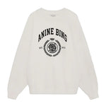 Anine Bing Miles Sweatshirt Collegiate in Cream