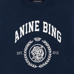 Anine Bing Miles Sweatshirt Collegiate in Dark Navy