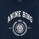 Anine Bing Miles Sweatshirt Collegiate in Dark Navy