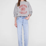Anine Bing Miles Sweatshirt Collegiate in Grey