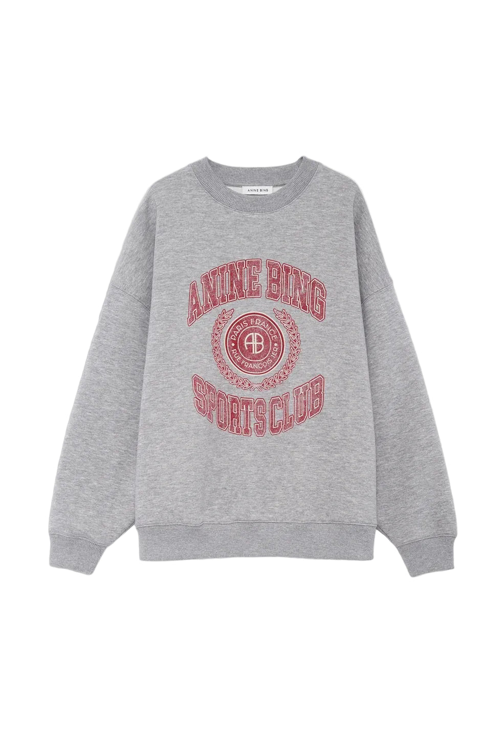 Anine Bing Miles Sweatshirt Collegiate in Grey