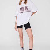 Anine Bing Nell Tee Sport in White