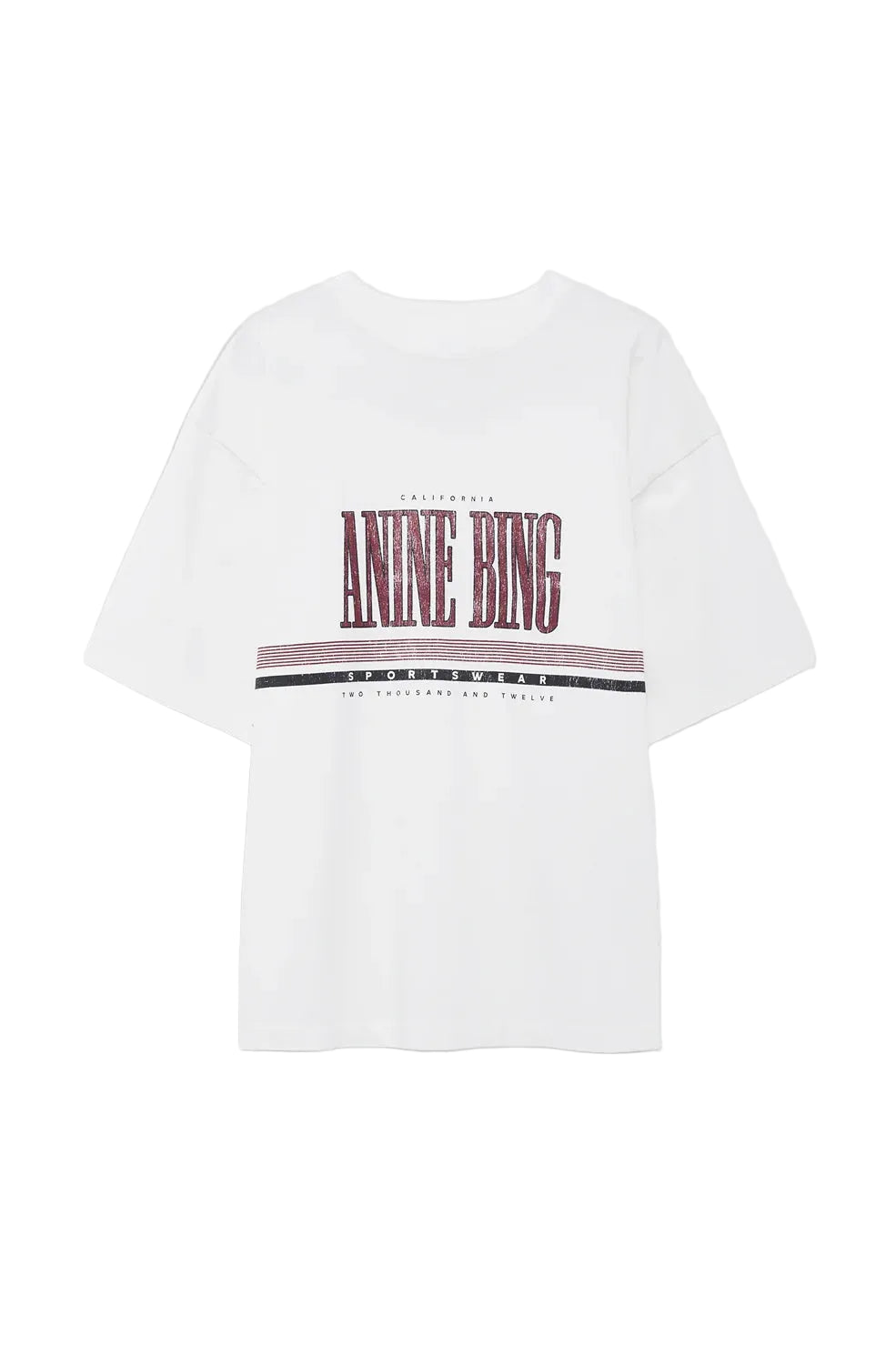 Anine Bing Nell Tee Sport in White