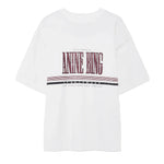 Anine Bing Nell Tee Sport in White