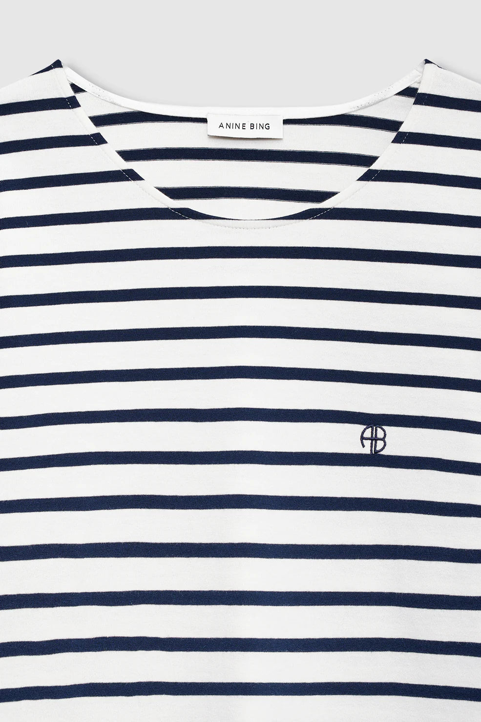 Anine Bing Newton Tee Anine Bing in Navy Stripe - styled look