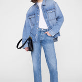 Anine Bing Paxton Shirt in Tidal Blue