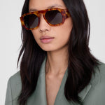 Anine Bing Preston Sunglasses in Tortoise