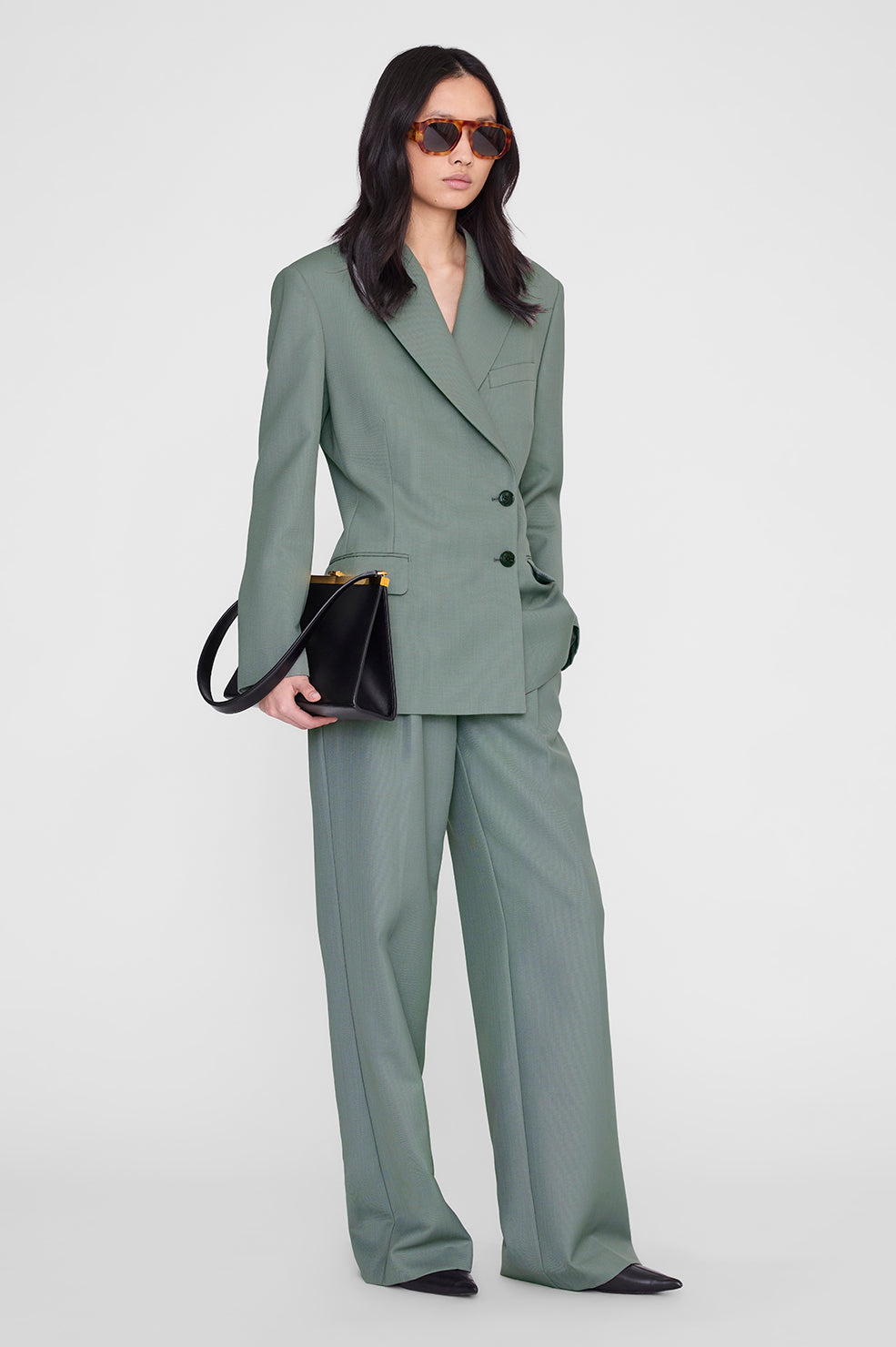 Anine Bing Preston Sunglasses in Tortoise