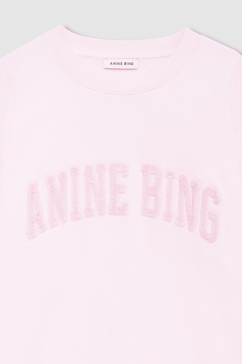 Anine Bing Spencer Sweatshirt Anine Bing in Powder Pink - outfit inspiration