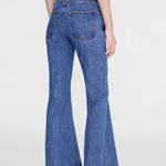 Anine Bing Wyatt Jean in Freshwater Blue - styled look