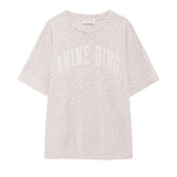 Anine Bing Cade Tee Anine Bing in Washed White Leopard