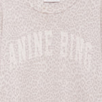 Anine Bing Cade Tee Anine Bing in Washed White Leopard