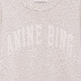 Anine Bing Cade Tee Anine Bing in Washed White Leopard