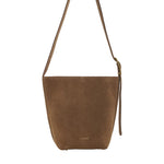 Anine Bing Elly Bucket Bag Suede in Tobacco
