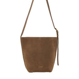 Anine Bing Elly Bucket Bag Suede in Tobacco