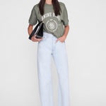 Anine Bing Jaylin Tee Collegiate in Washed Sage
