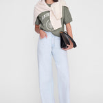 Anine Bing Jaylin Tee Collegiate in Washed Sage