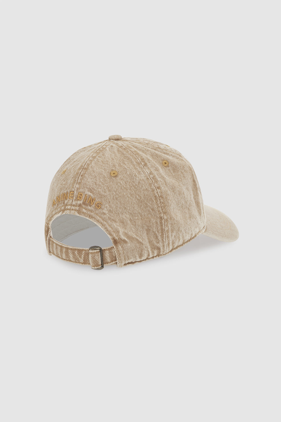 Anine Bing Jeremy Baseball Cap in Butter Yellow