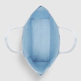 Anine Bing Leo Denim Tote in Lucid Blue