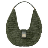 Anine Bing Lou Bag Monogram in Olive