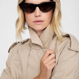 Anine Bing Marsais Sunglasses in Dark Tortoise