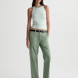 AG Jeans Analeigh in Sulfur Faded Moss - side view