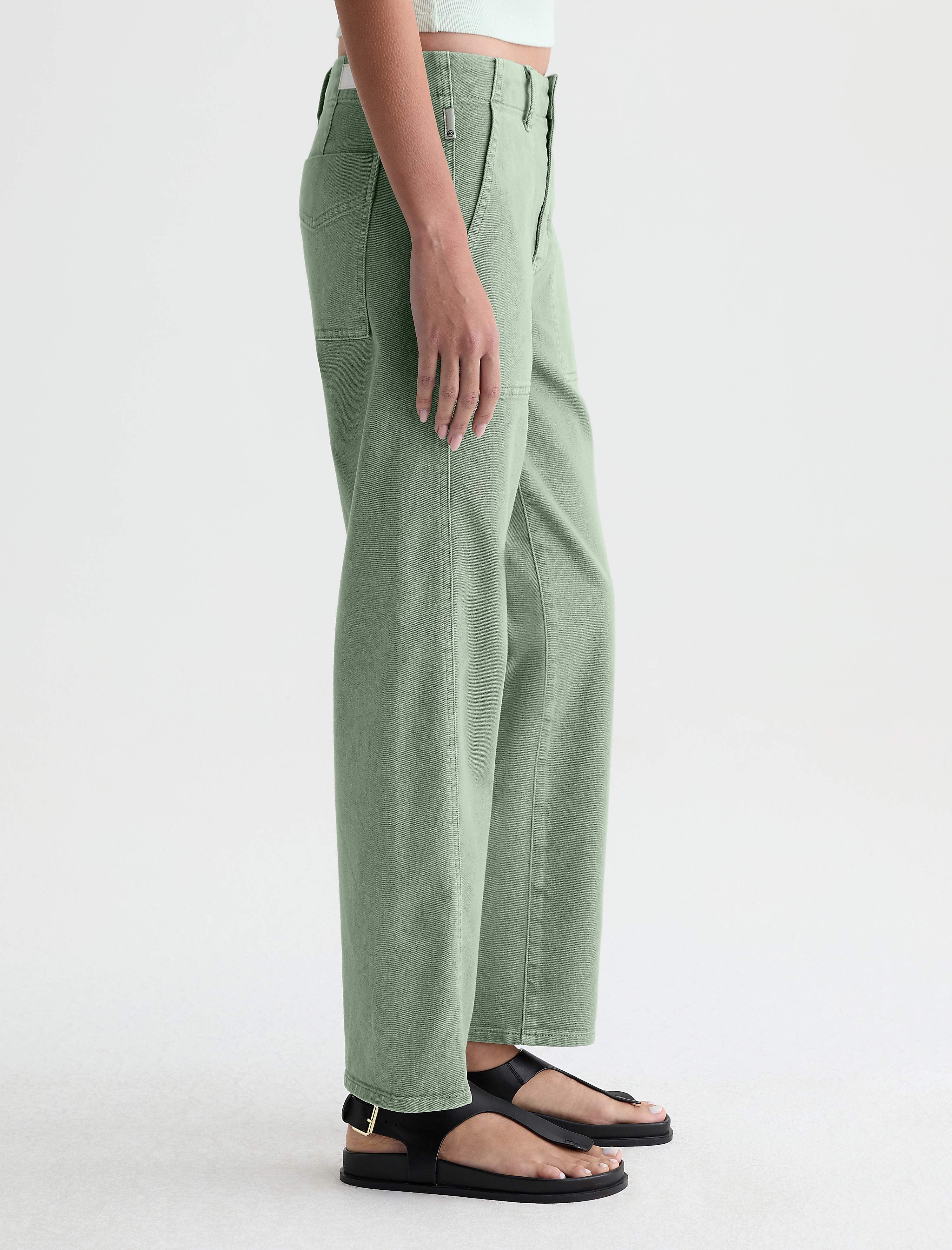 AG Jeans Analeigh in Sulfur Faded Moss - outfit inspiration