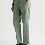 AG Jeans Analeigh in Sulfur Faded Moss - styled look